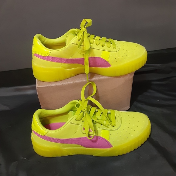 Puma Shoes | Lime Punch Neon Puma Cali 